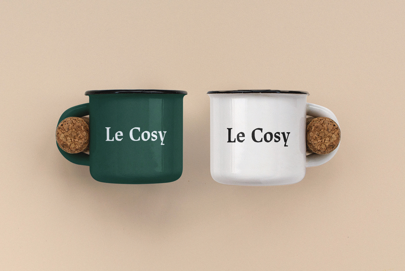 Le Cosy Bar Identidad corporativa diseño taza