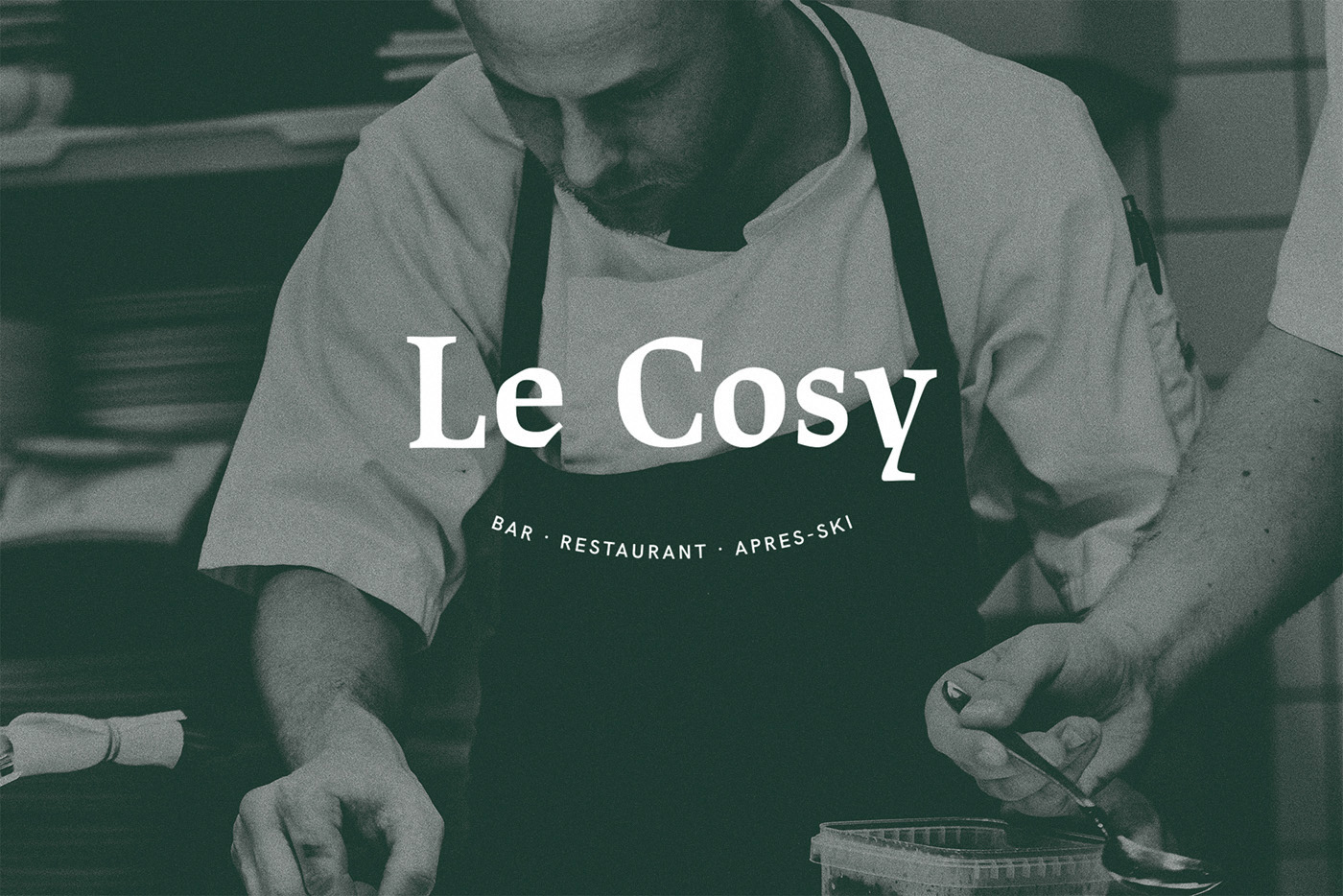 Le Cosy Bar Identidad corporativa logo restaurante