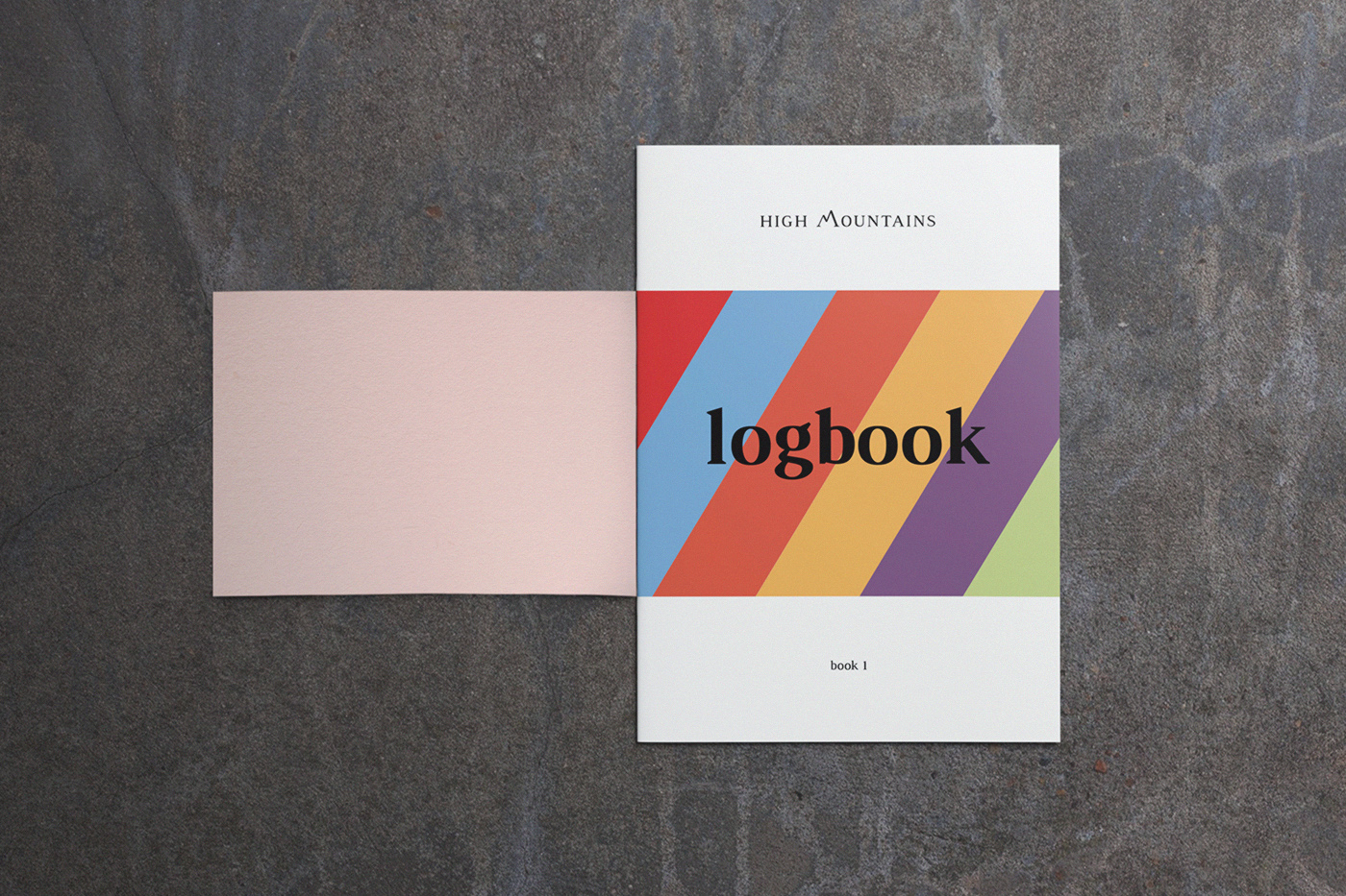 HMR Logbook cover opened