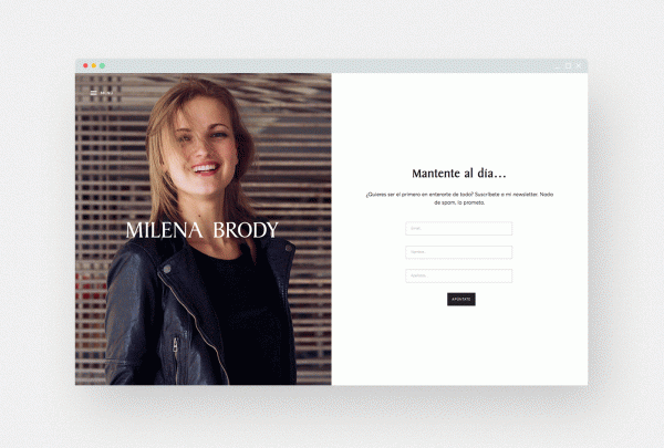 Milena Brody Web design